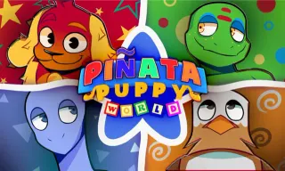 Carte meme Piñata Puppy World, rareté commune