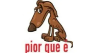 Pior Que É / Poor Sad Homeless Dog meme card, common rarity