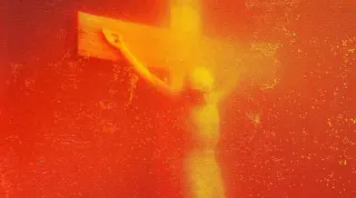 Piss Christ meme card, common rarity