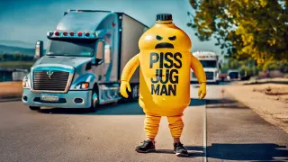 Carte meme Piss Jug Man, rareté commune