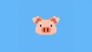 Carte meme « Pixel Pig » Di Young, rareté commune