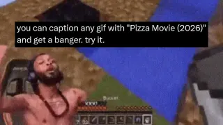 Carte meme Pizza Movie (2026) / Faux Clips du Film Pizza, rareté commune