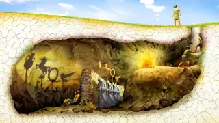 Plato's Allegory of the Cave meme card, common rarity