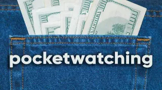 Pocket Watching meme card, common rarity