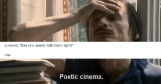 Poetic Cinema meme card, common rarity