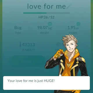 Pokémon GO Appraisals meme card, common rarity
