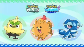Pokémon Winds and Waves Starters meme card, common rarity