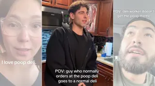 Poop Deli meme card, common rarity