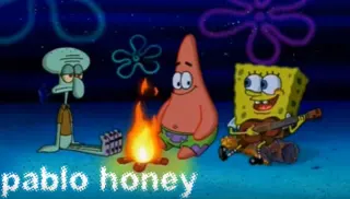 Portrayed By Spongebob meme card, common rarity