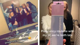 Pregnancy Roulette meme card, common rarity