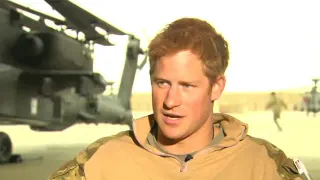 Prince Harry Running to a Helicopter meme card, common rarity
