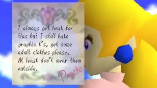 Princess Peach Letter meme card, common rarity