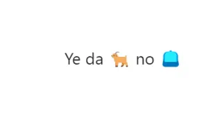 Prodbyzaqq "Ye Da 🐐 No 🧢" meme card, common rarity