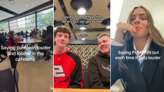 Pumpkin TikTok Trend meme card, common rarity