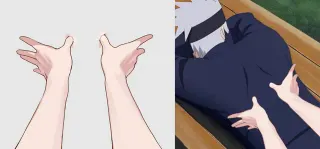 Pushing Thumb Edits meme card, common rarity