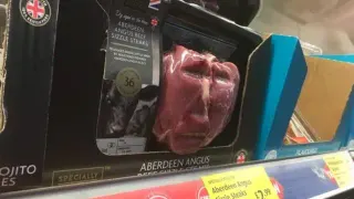 Putin Steak meme card, common rarity
