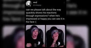 Carte meme Quackity Shows His Reactions Through Expressions Copypasta, rareté commune