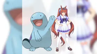 Quagsire and Daiwa Scarlet Crossover meme card, common rarity