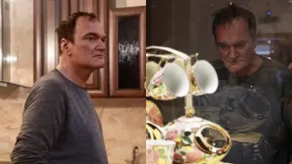 Carte meme Quentin Tarantino Walking Around, rareté rare
