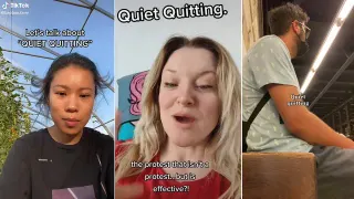 Quiet Quitting meme card, common rarity