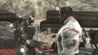 Raiden and Armstrong Shaking Hands meme card, common rarity