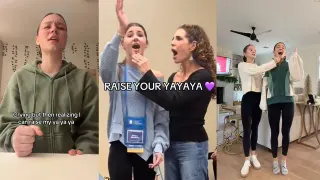 Raise Your Ya Ya Ya 💜 meme card, common rarity