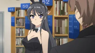 Rascal Does Not Dream of Bunny Girl Senpai meme card, common rarity