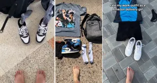 Rate My Work Fit / Rate My Back to School Fit meme card, common rarity