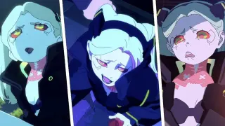 Rebecca (Edgerunners Character) meme card, rare rarity