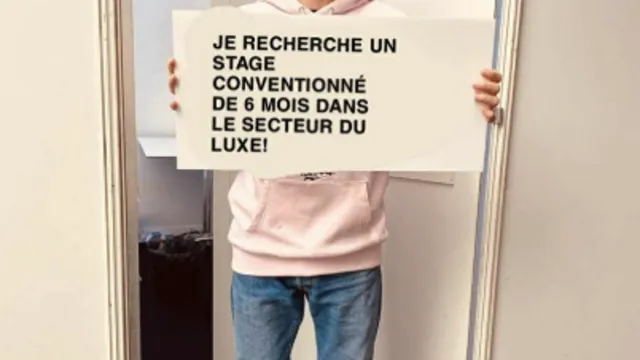 Carte meme Je recherche un stage conventionné, rareté commune