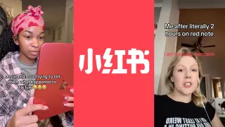 Rednote TikTok Refugees meme card, common rarity