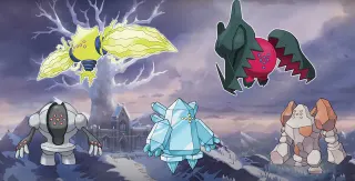 Regi Pokémon meme card, common rarity