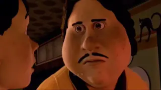 Carte meme Reginald Skulinski Eating / Disappointed (Monster House), rareté commune