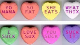 Carte meme Rejected Candy Hearts, rareté commune