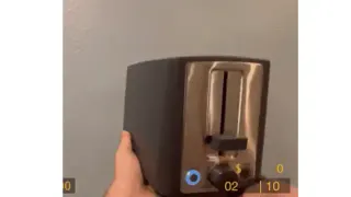Reloading Everyday Objects Like Video Game Weapons meme card, common rarity