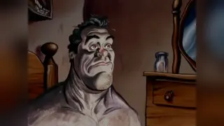 Ren & Stimpy Waking Up Scene meme card, rare rarity
