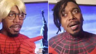 Rich Black Guy's "SpiderVerse of Madness" Skit / "You Guys Got X? Nah, We Got Y" meme card, common rarity