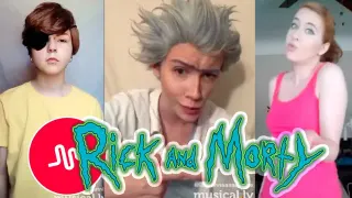 Carte meme Rick and Morty Musical.ly Videos, rareté commune