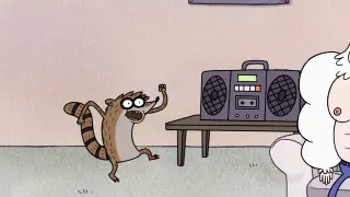 Rigby Has A Better Idea meme card, common rarity