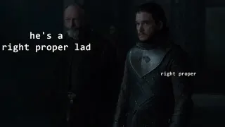 Right Proper Lad meme card, common rarity