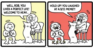 Rob Lived the Perfect Life meme card, common rarity