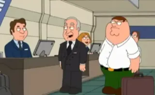 Robert Loggia (Family Guy) meme card, common rarity