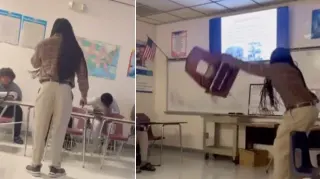 Rowlett High School Teacher Video meme card, common rarity