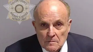 Rudy Giuliani's Mugshot meme card, common rarity