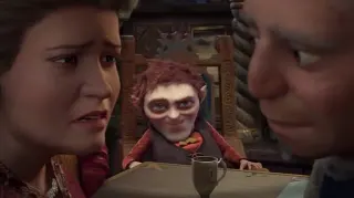 Rumpelstiltskin Sliding In a Chair meme card, common rarity