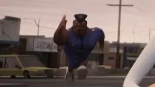 Running Officer Earl meme card, rare rarity