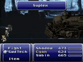 Sabin Train Suplex meme card, rare rarity