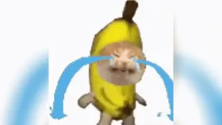 Sad Banana Cat meme card, rare rarity