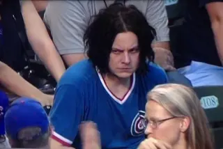 Sad Jack White meme card, common rarity