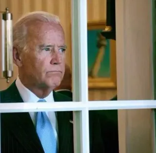 Sad Joe Biden meme card, common rarity